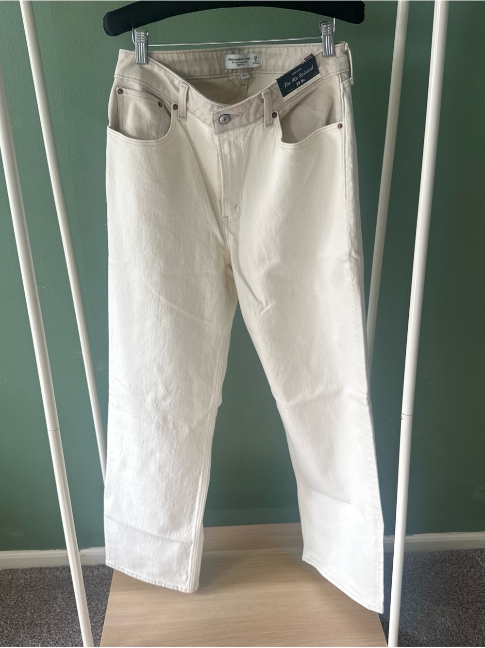 Ultra high rise Abercrombie jeans